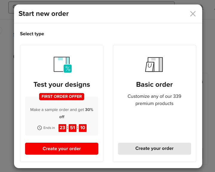 Placing Your Printful Sample Order