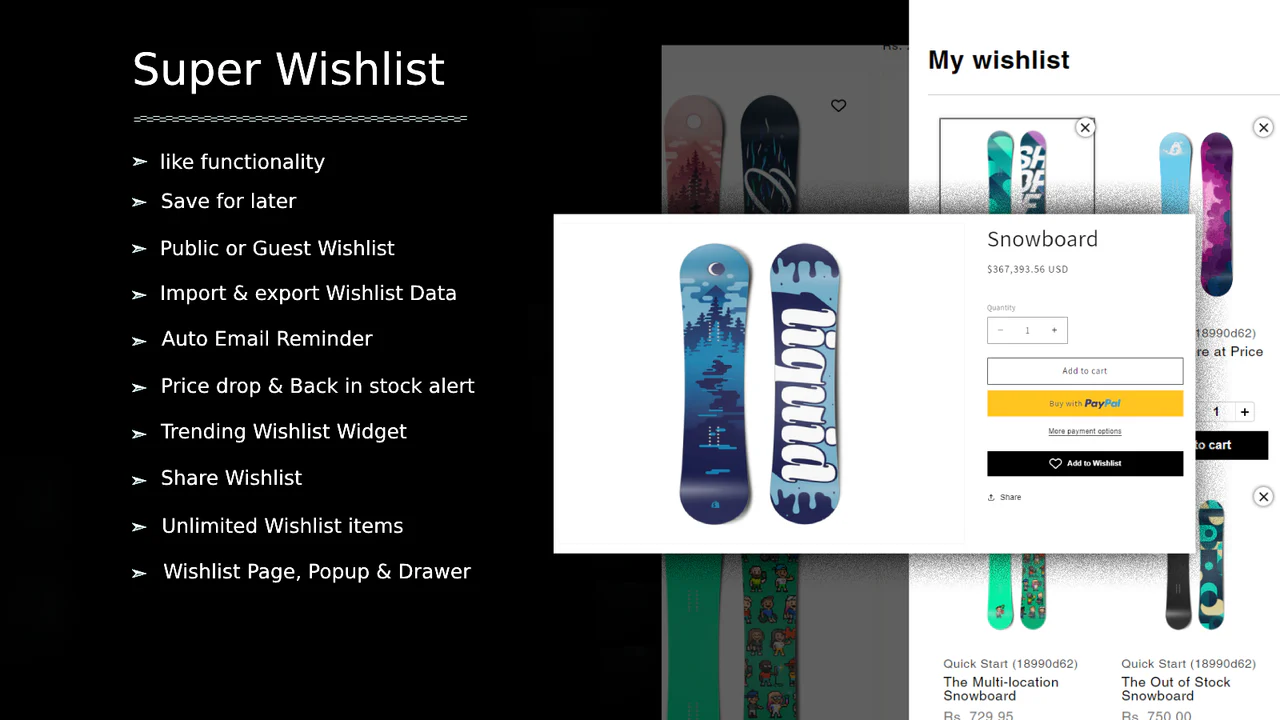 super wishlist tool