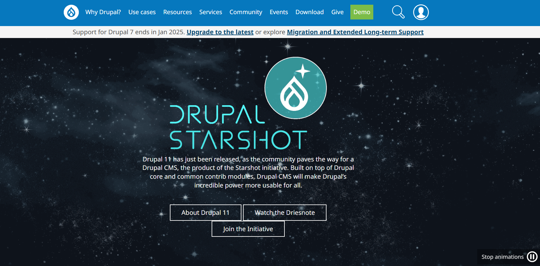 drupal snapshot