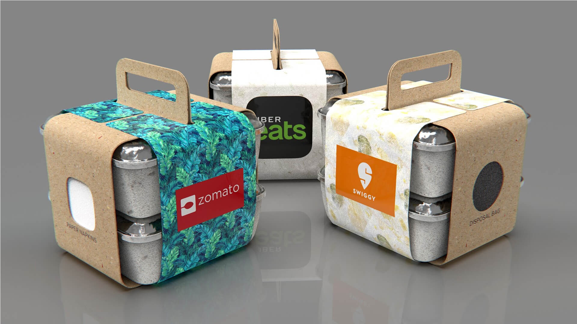 zomato swiggy eco friendly packaging