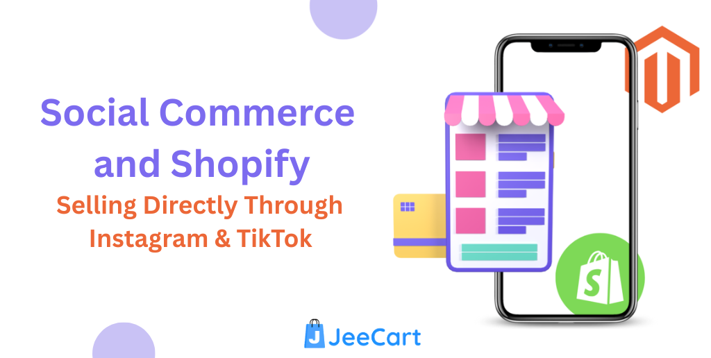 Shopify supports social commerce by connecting online stores with social media platforms for seamless shopping experiences
