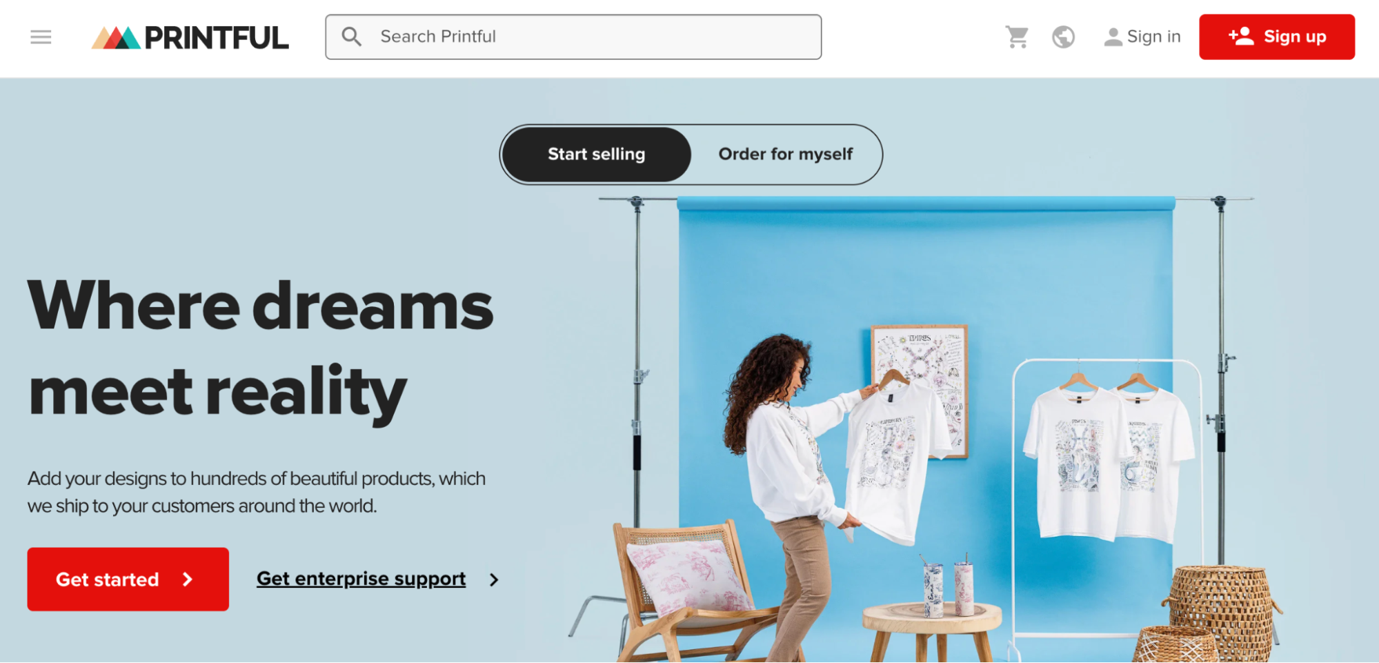 Printful print Platfrom